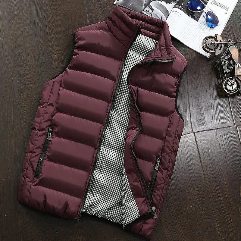 Brento Men's Quilted Vest | Oryzon Wear