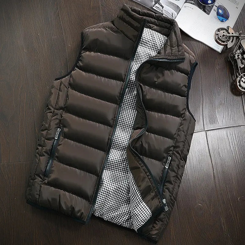 Brento Men's Quilted Vest | Oryzon Wear