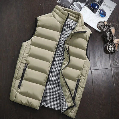 Brento Men's Quilted Vest | Oryzon Wear