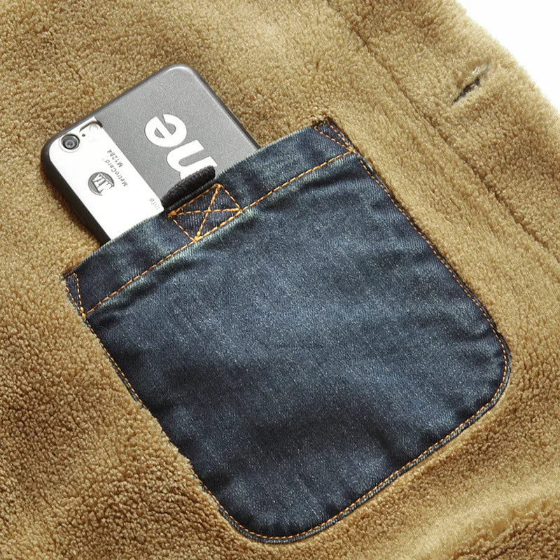 Oryzonwear Men's Quilted Denim Jacket