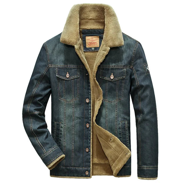 Oryzonwear Men's Quilted Denim Jacket