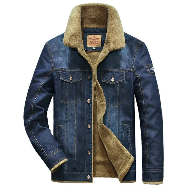 Oryzonwear Men's Quilted Denim Jacket
