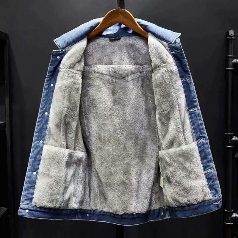 Oryzonwear Premium Men's Quilted Denim Jacket
