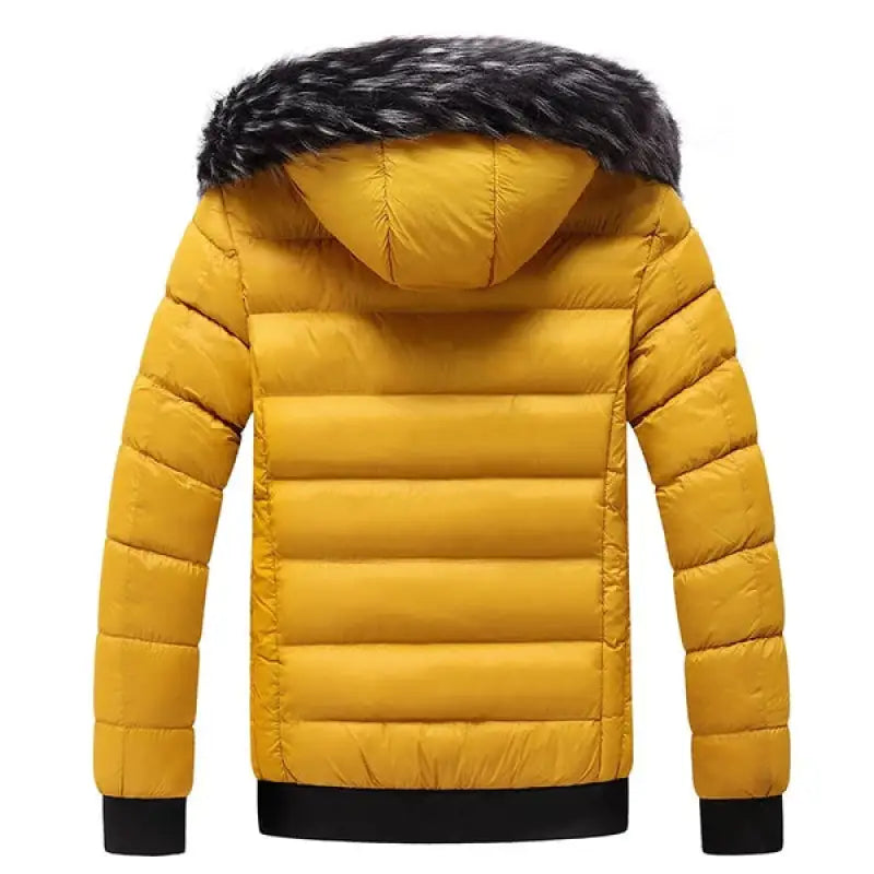 Oryzonwear Men's Hooded Lined Puffer Jacket