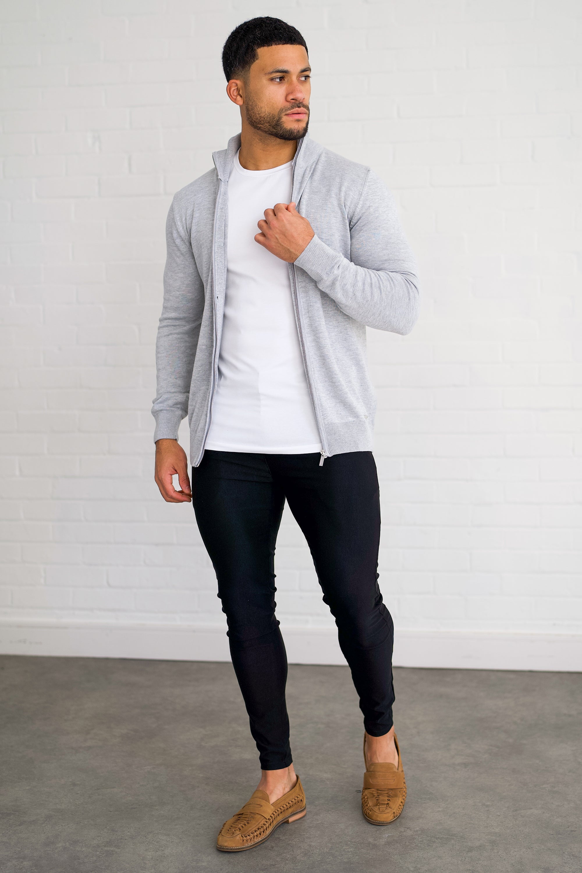 Positano Oryzonwear Men's Casual Jacket Grey