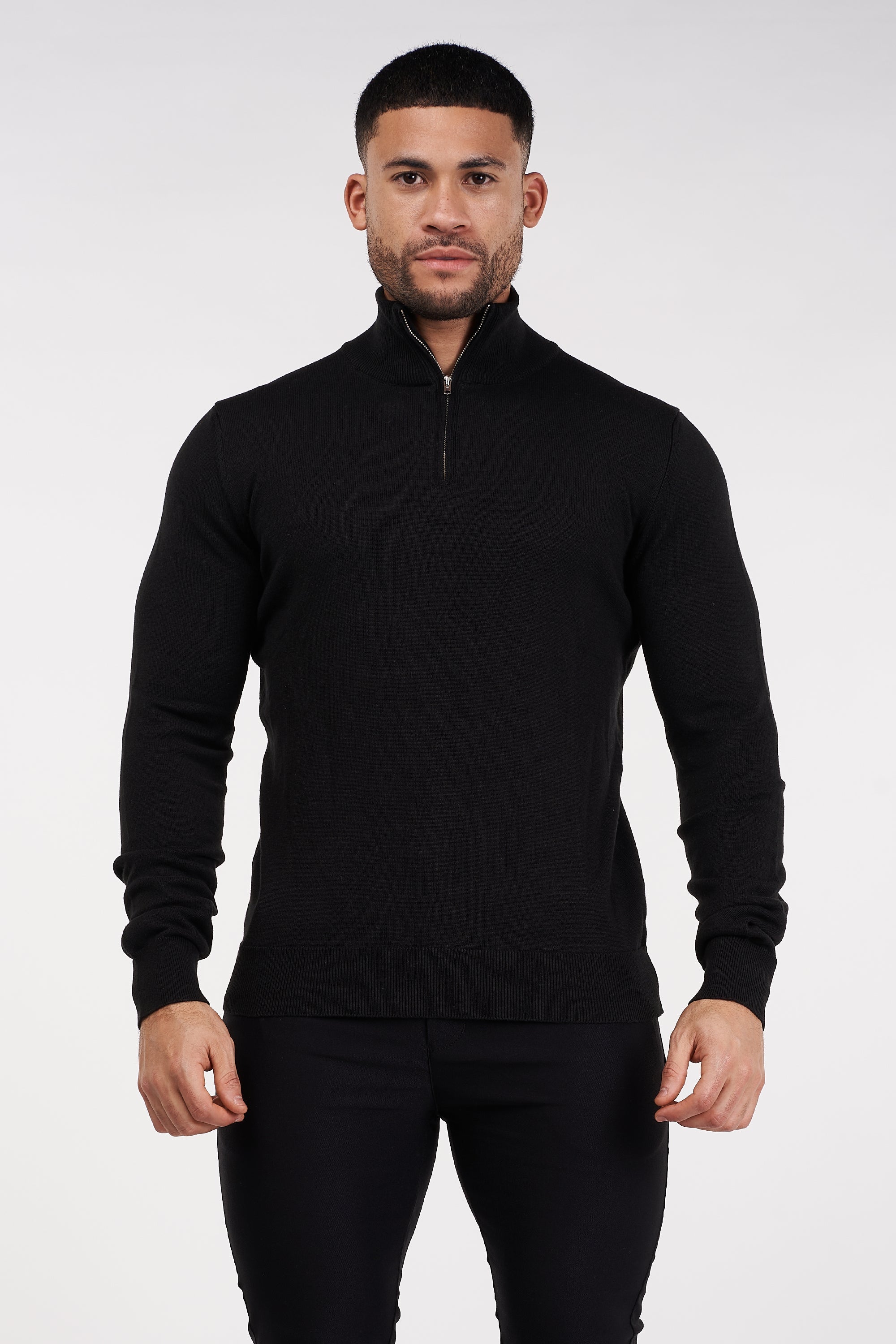 Oryzonwear High Neck Merino Knit Sweater