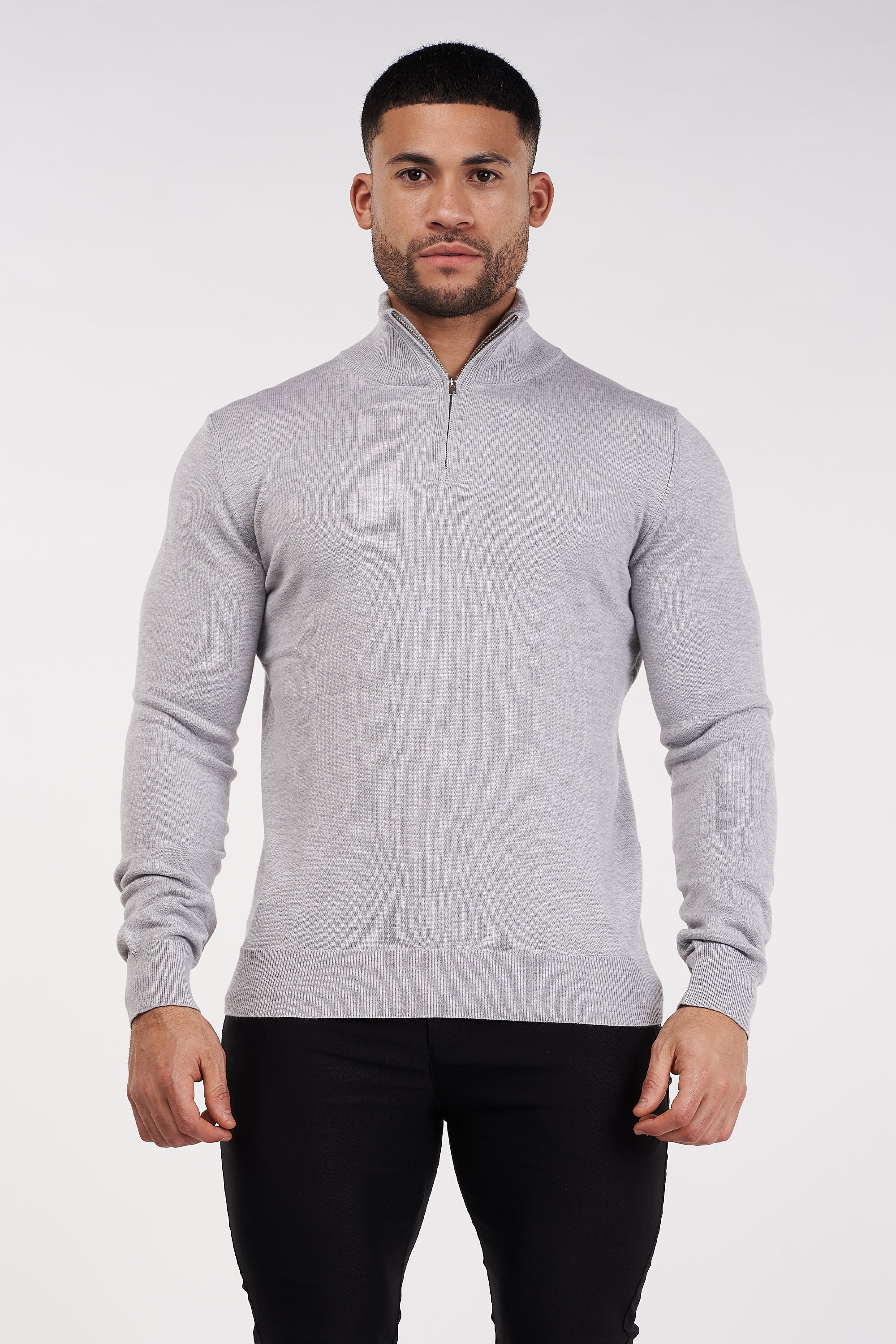 Oryzonwear High Neck Merino Knit Sweater