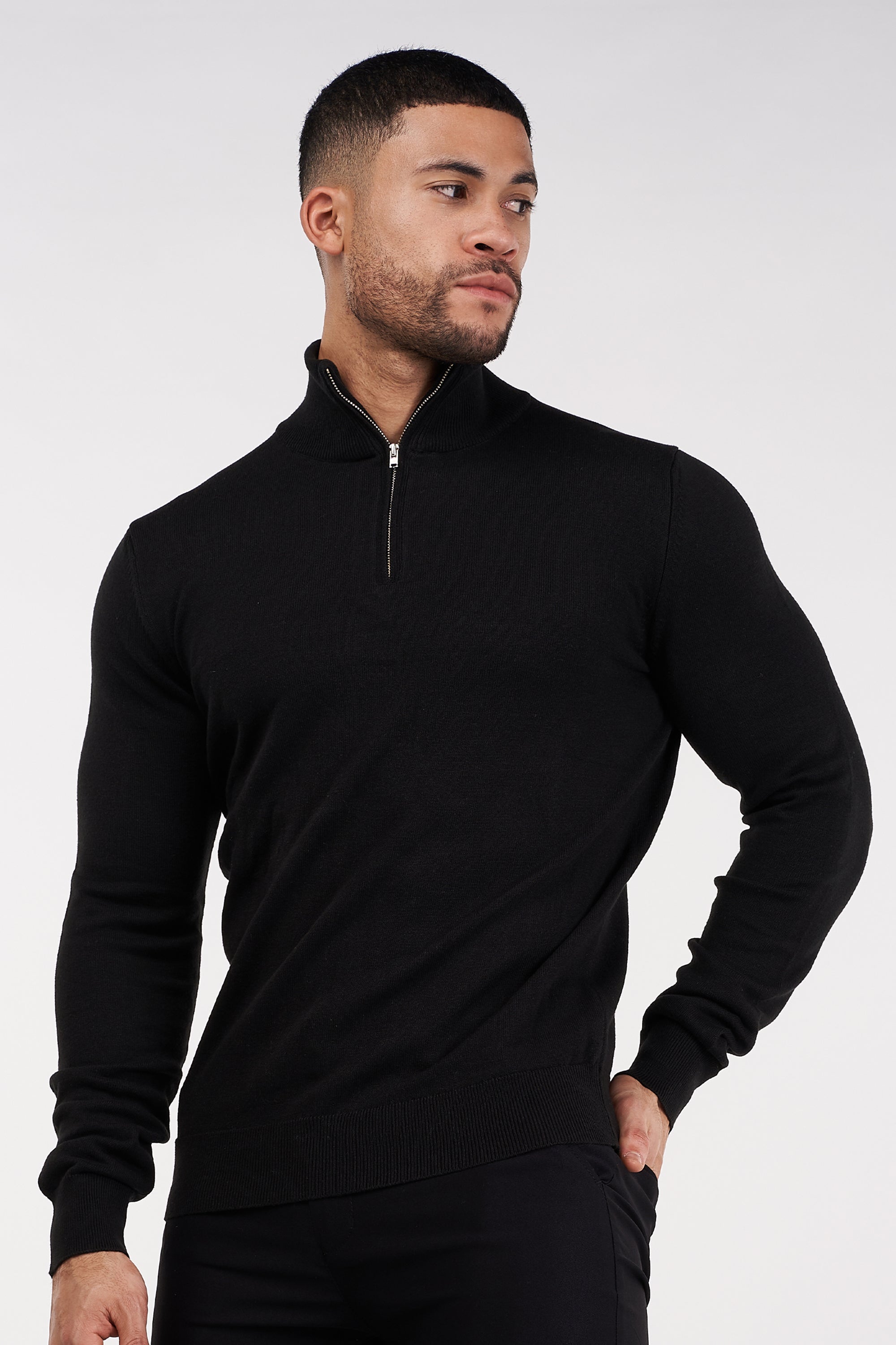 Oryzonwear High Neck Merino Knit Sweater