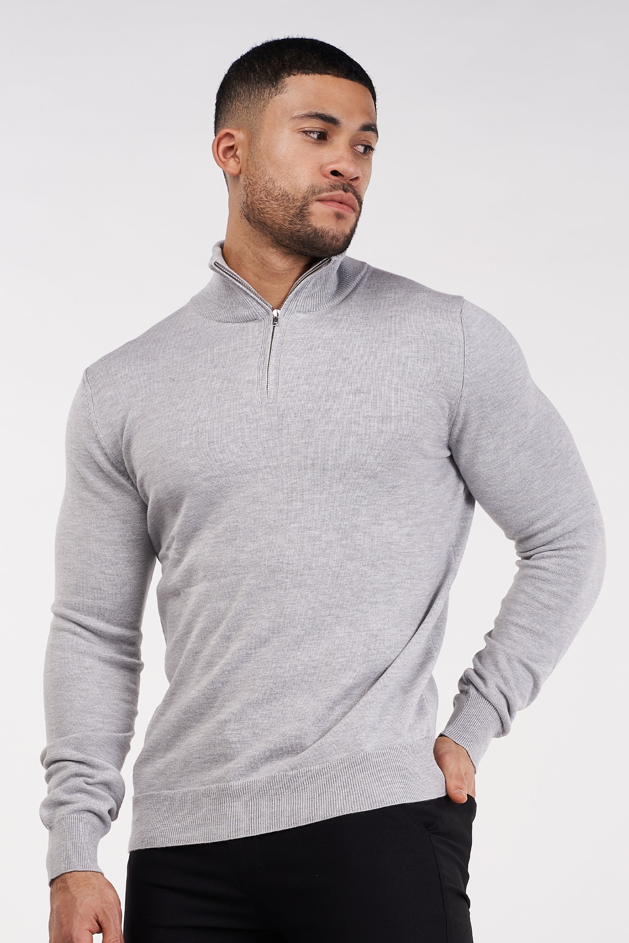 Oryzonwear High Neck Merino Knit Sweater