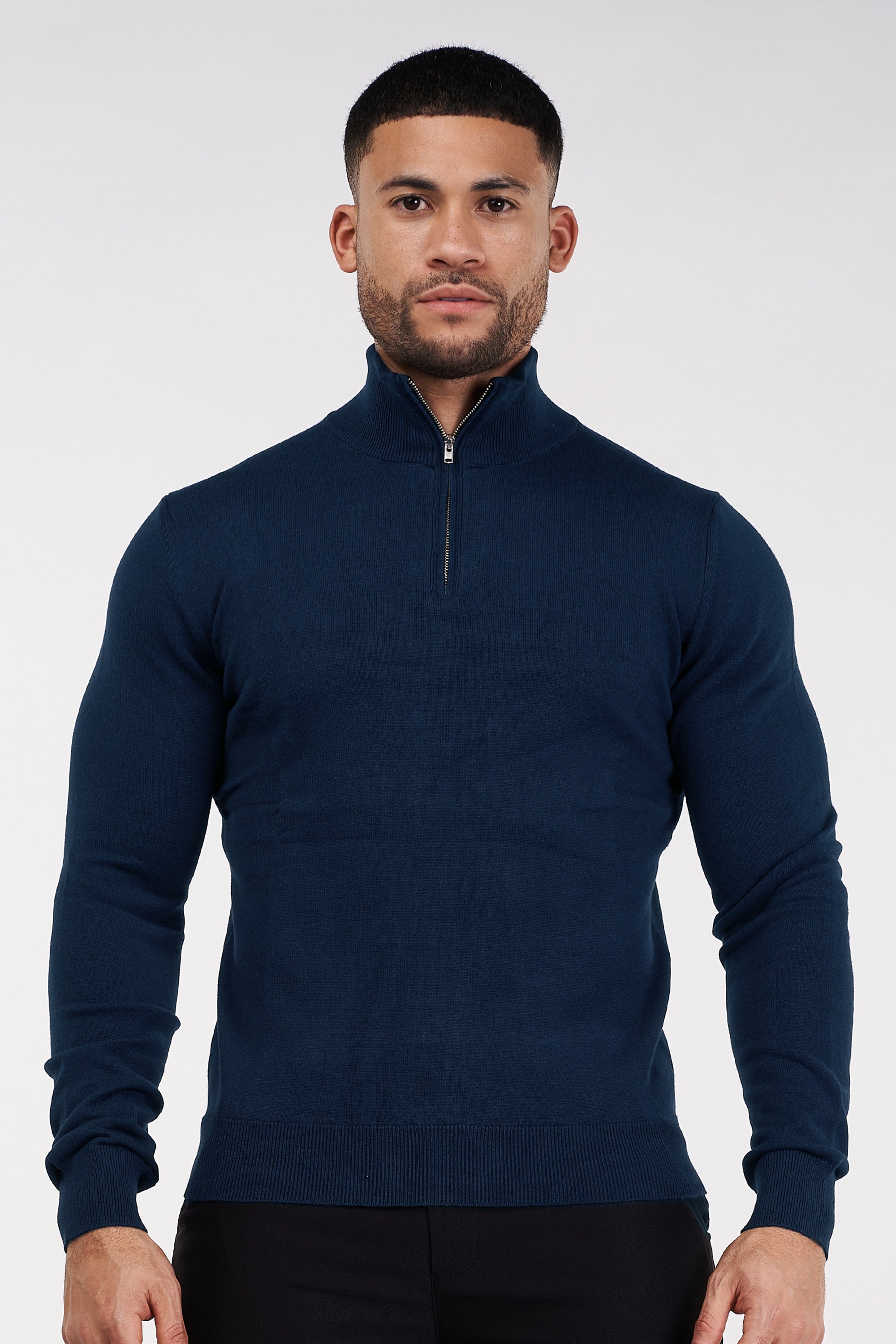 Oryzonwear High Neck Merino Knit Sweater