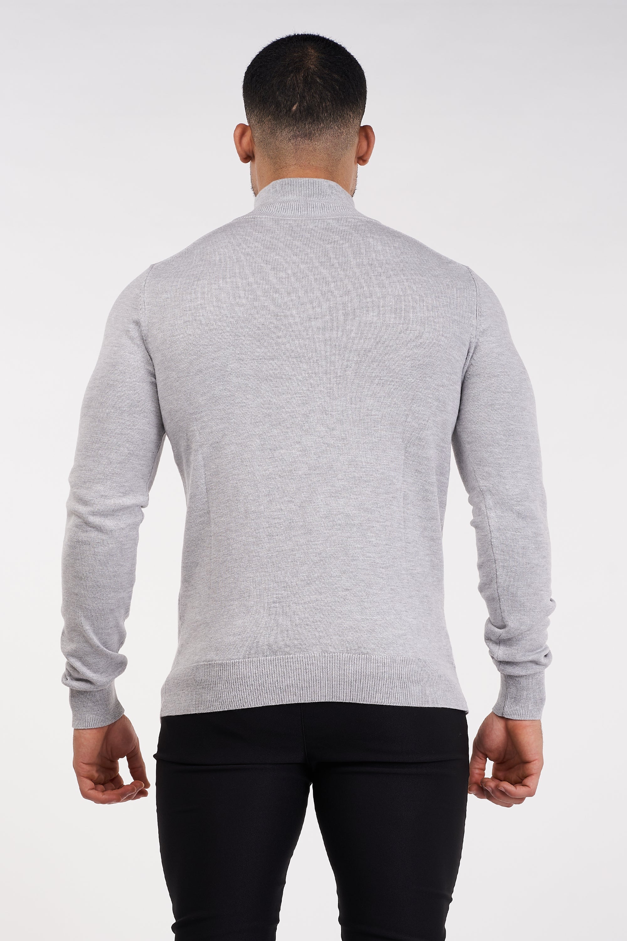 Oryzonwear High Neck Merino Knit Sweater