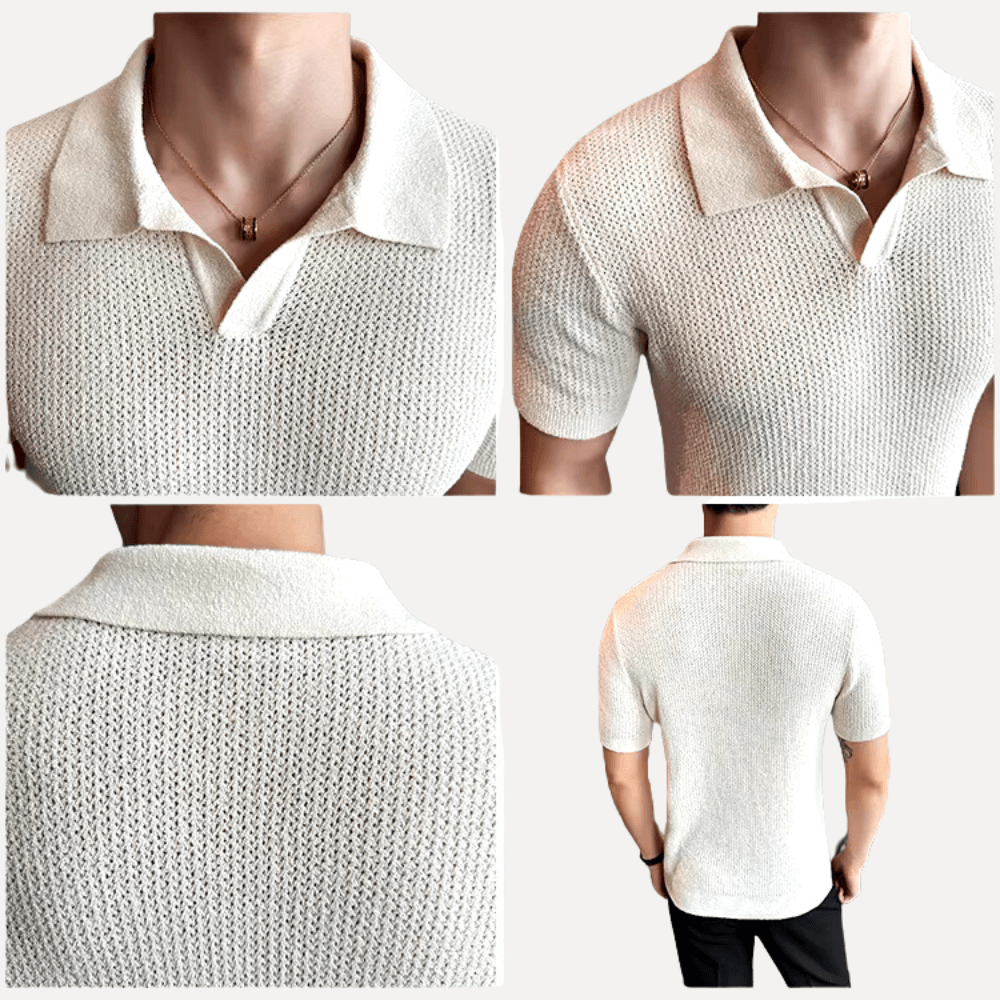 Oryzonwear Men's Tricot Polo Shirt