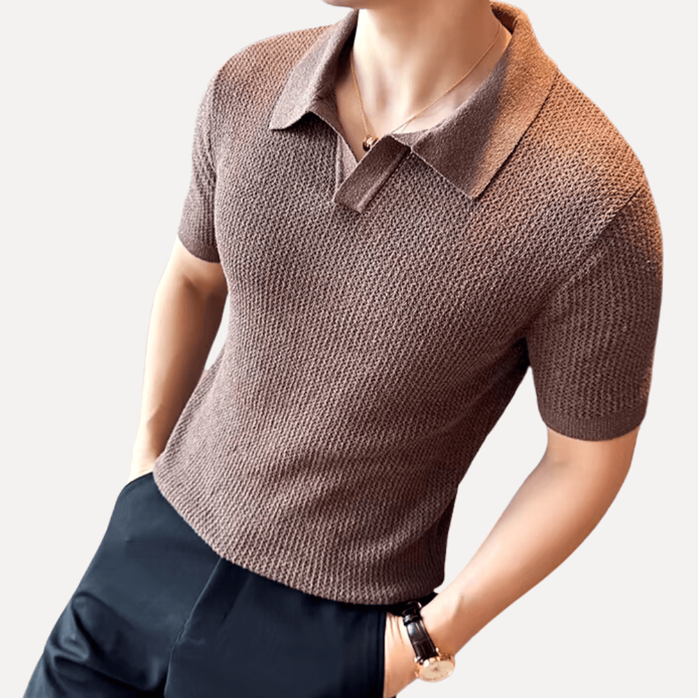Oryzonwear Men's Tricot Polo Shirt