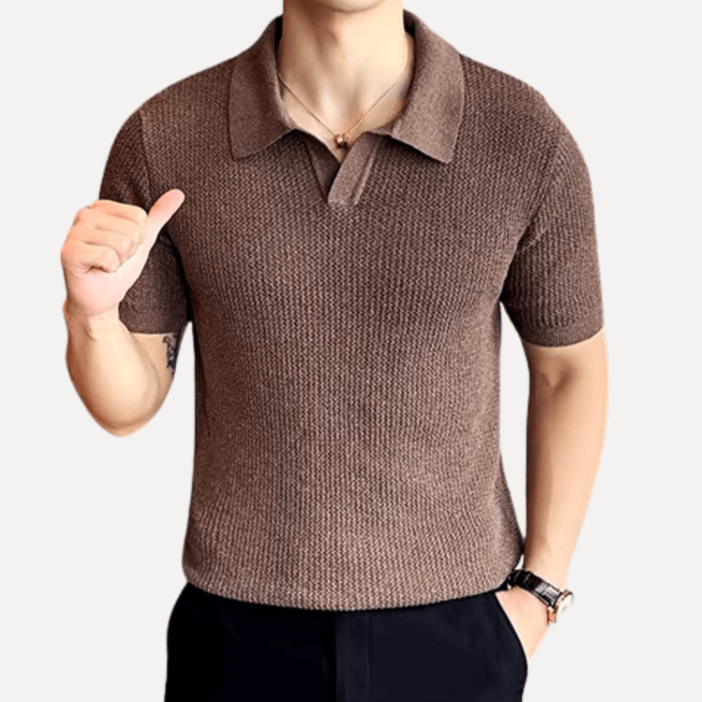 Oryzonwear Men's Tricot Polo Shirt