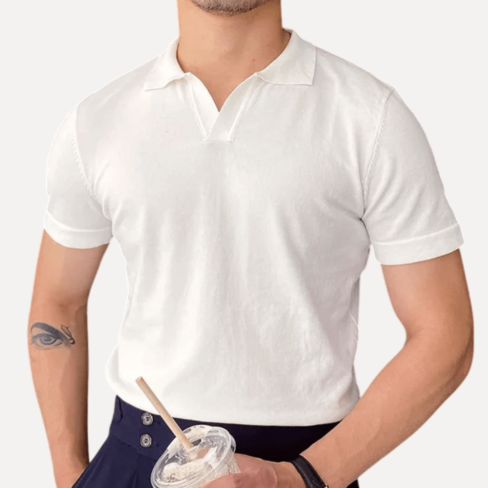 Charlie Oryzonwear Men's Knitted Polo Shirt
