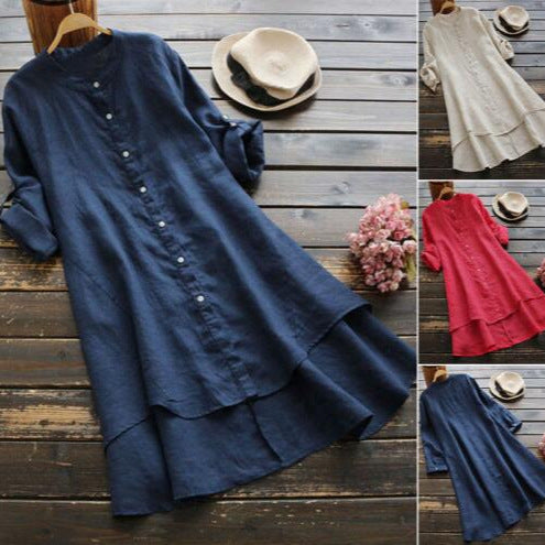 Della Linen Button Shirt