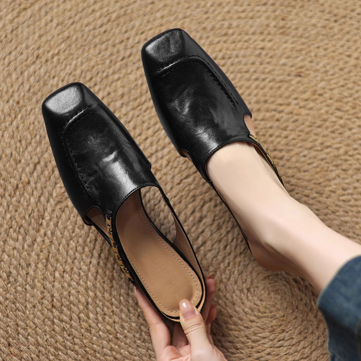 Hattie Leather Mules