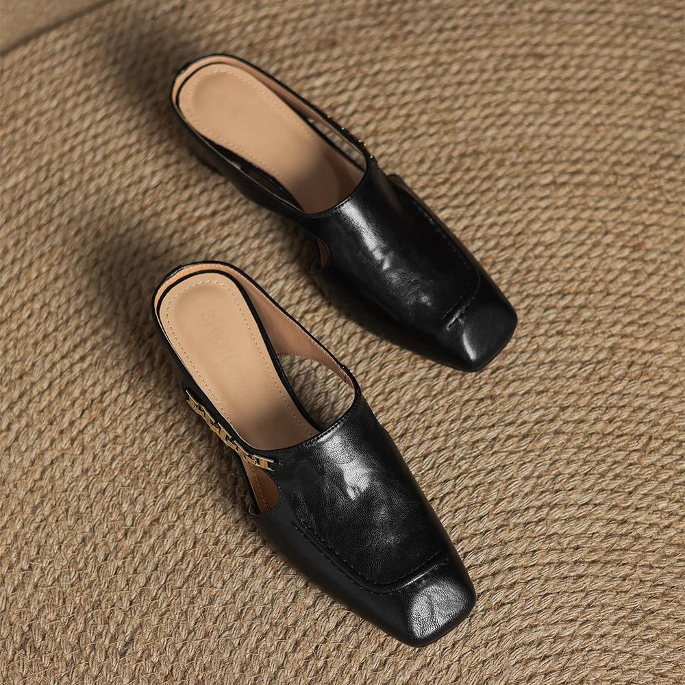 Hattie Leather Mules