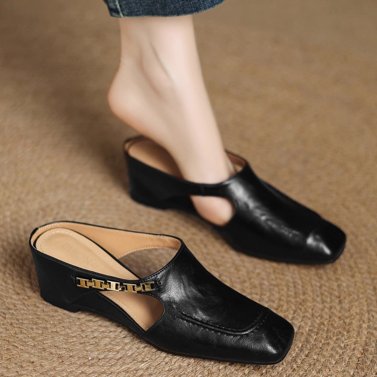 Hattie Leather Mules