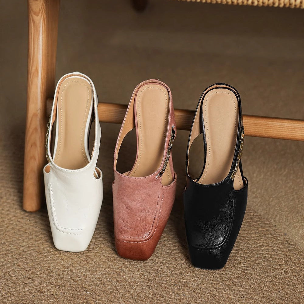 Hattie Leather Mules