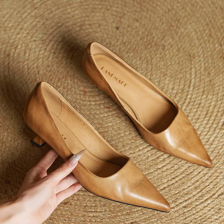 Hartley Leather Heels