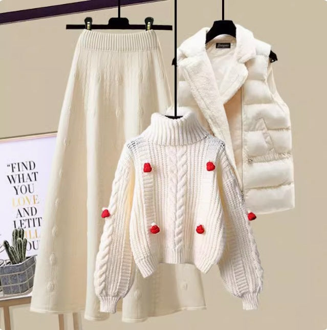 Kensington Knitted Three-Piece Set