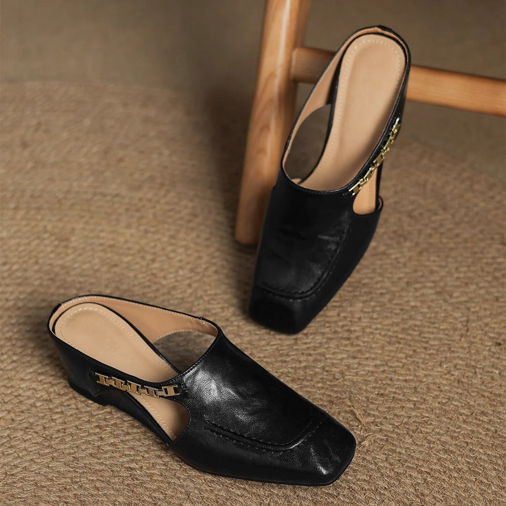 Hattie Leather Mules
