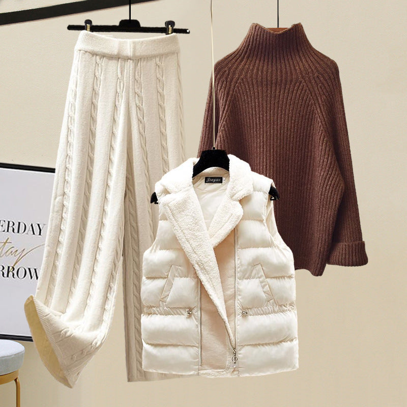 Kensington Knitted Three-Piece Set