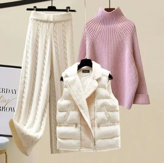 Kensington Knitted Three-Piece Set