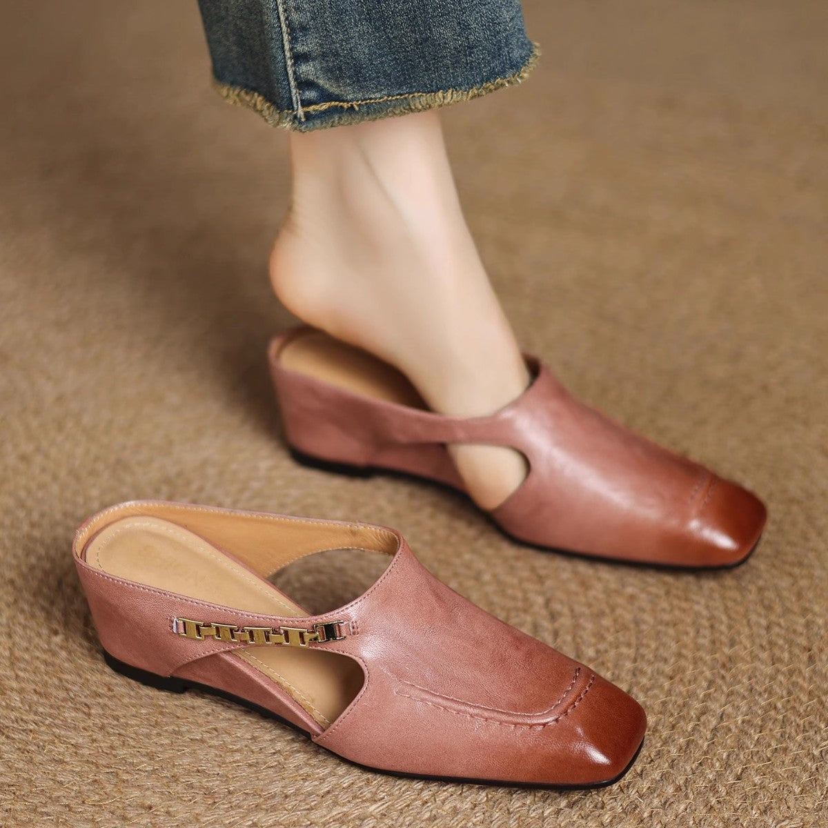 Hattie Leather Mules