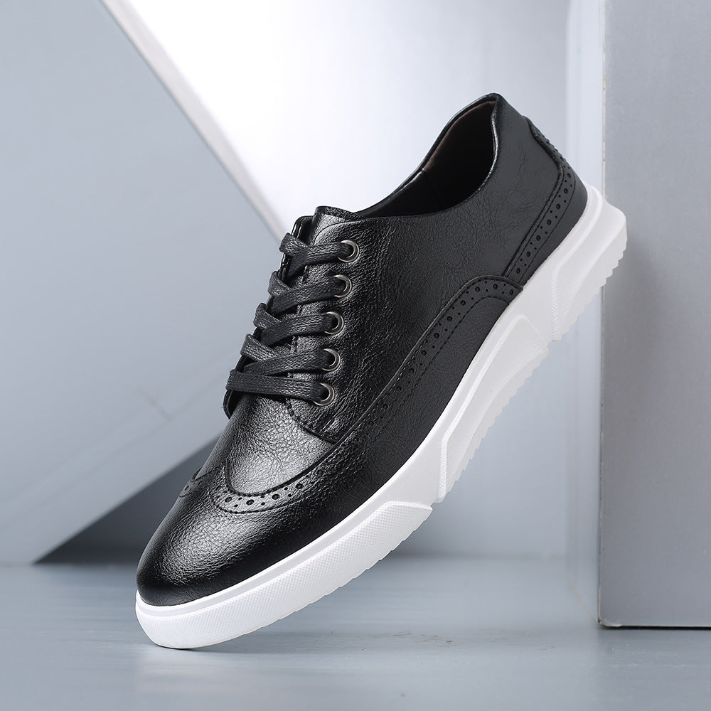 HARRINGTON LEATHER TRAINERS