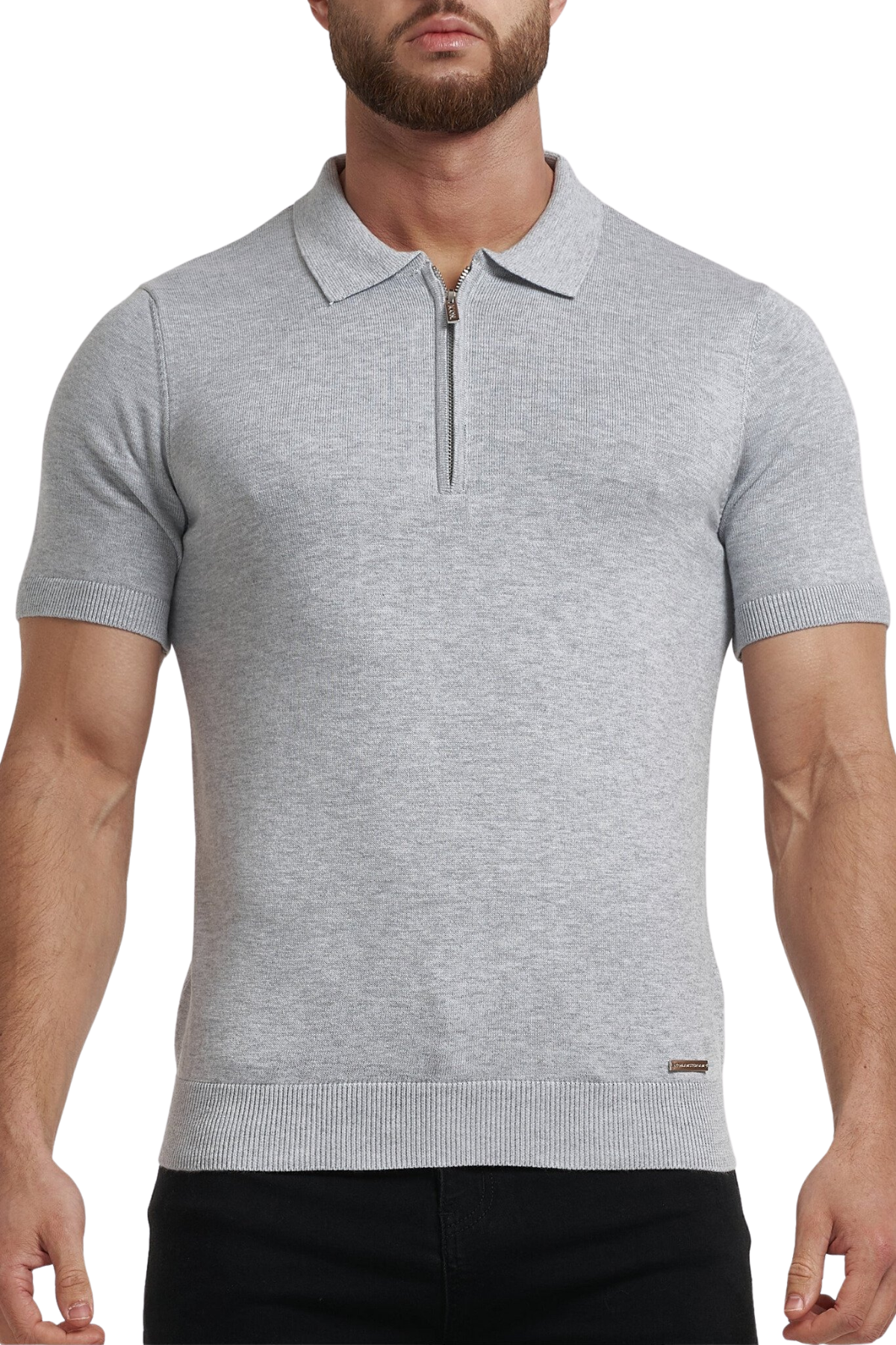 Pima Oryzonwear Zip Polo Shirt