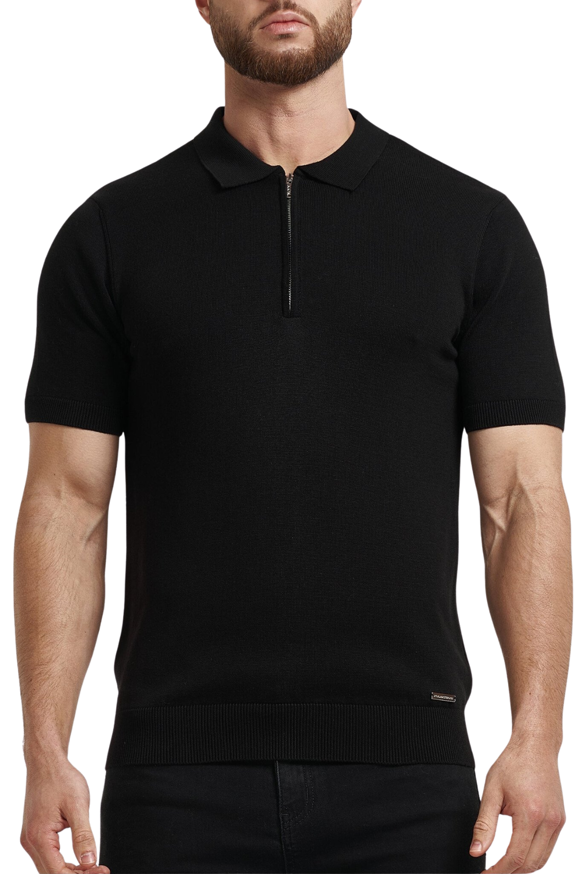 Pima Oryzonwear Zip Polo Shirt