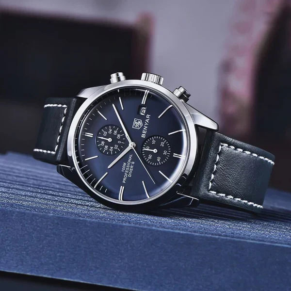 Poedagar Majestic Men's Watch | Majestic Leather Strap