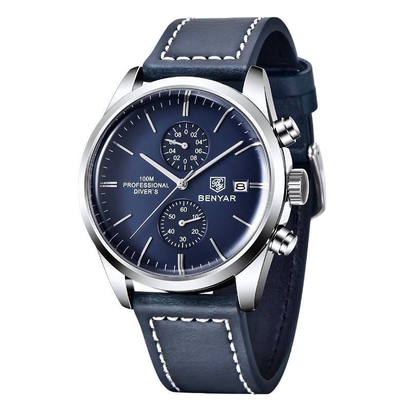 Poedagar Majestic Men's Watch | Majestic Leather Strap