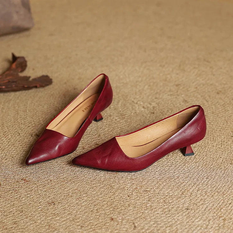 Hartley Leather Heels