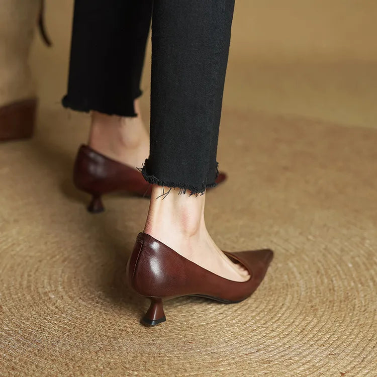 Hartley Leather Heels