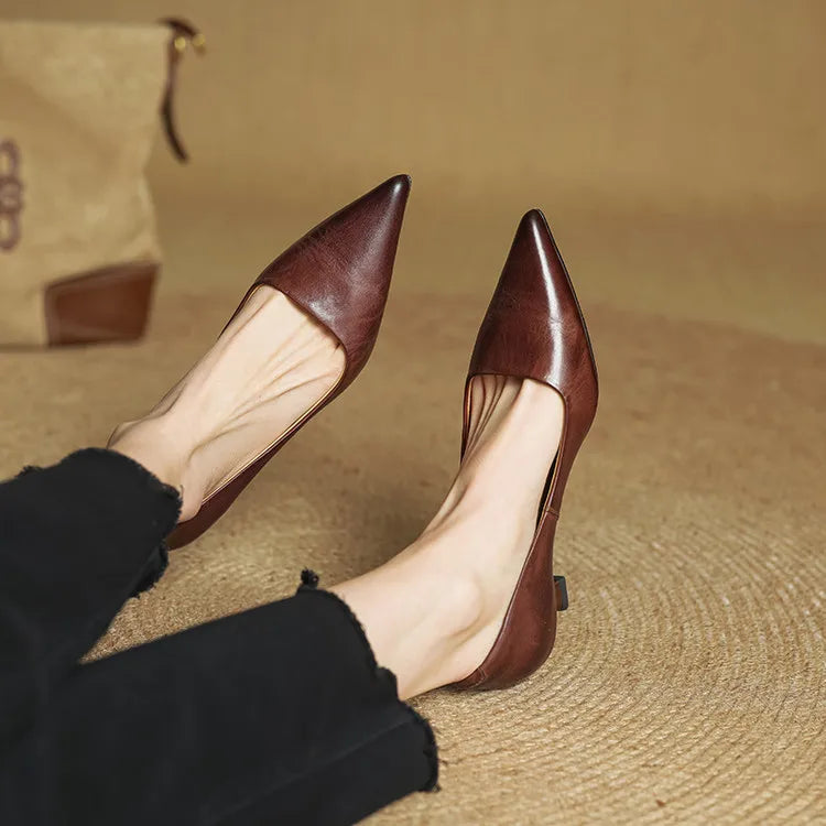 Hartley Leather Heels