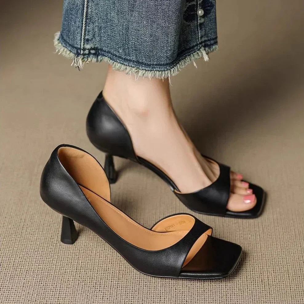 CILLIAN LEATHER HEELS