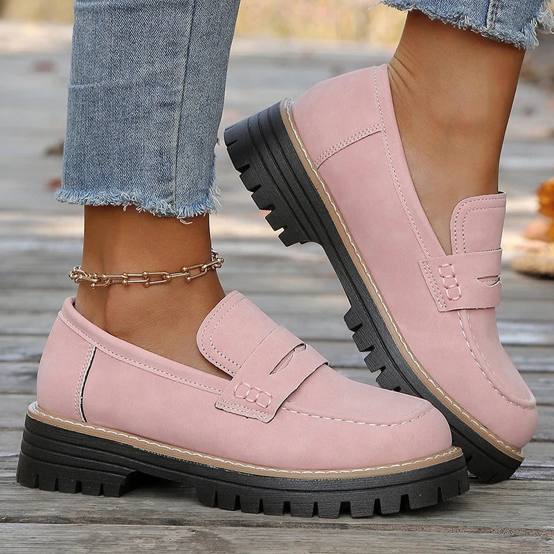 Bromley Suede Platform Loafers