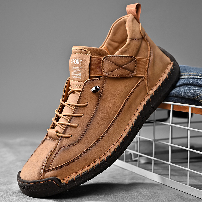 Calder Handcrafted Leather Trainer