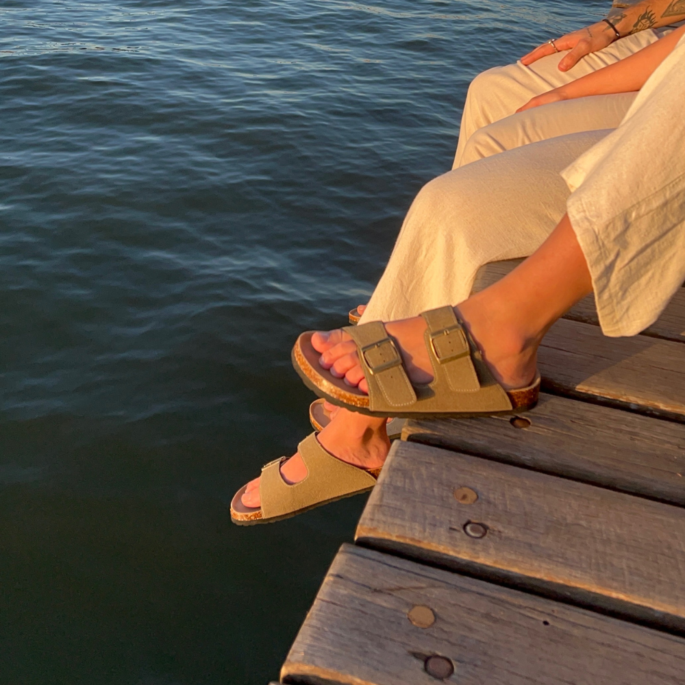 Oryzonwear Men's Sandals - Moss Green