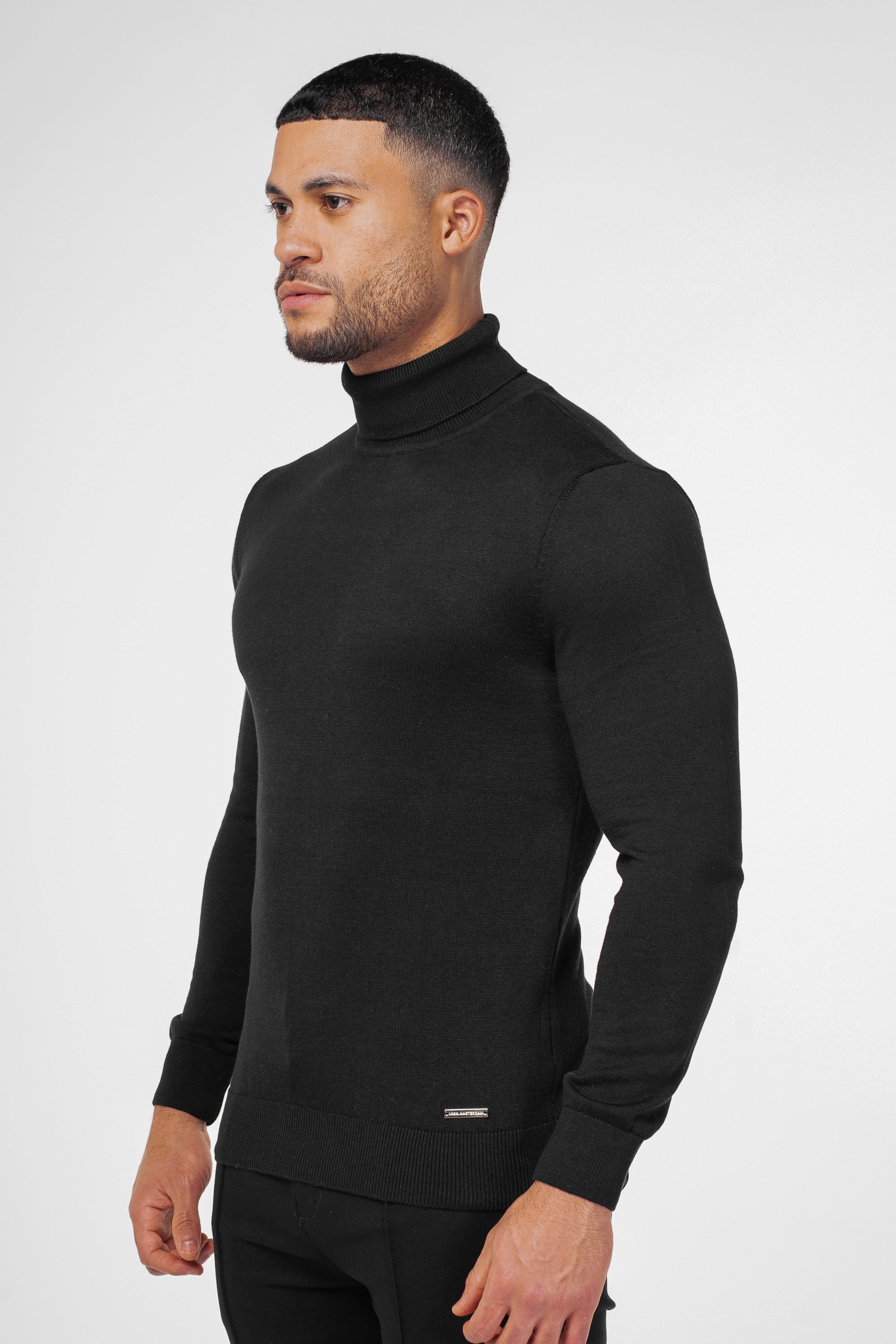 Oryzonwear Men's Black Sweater