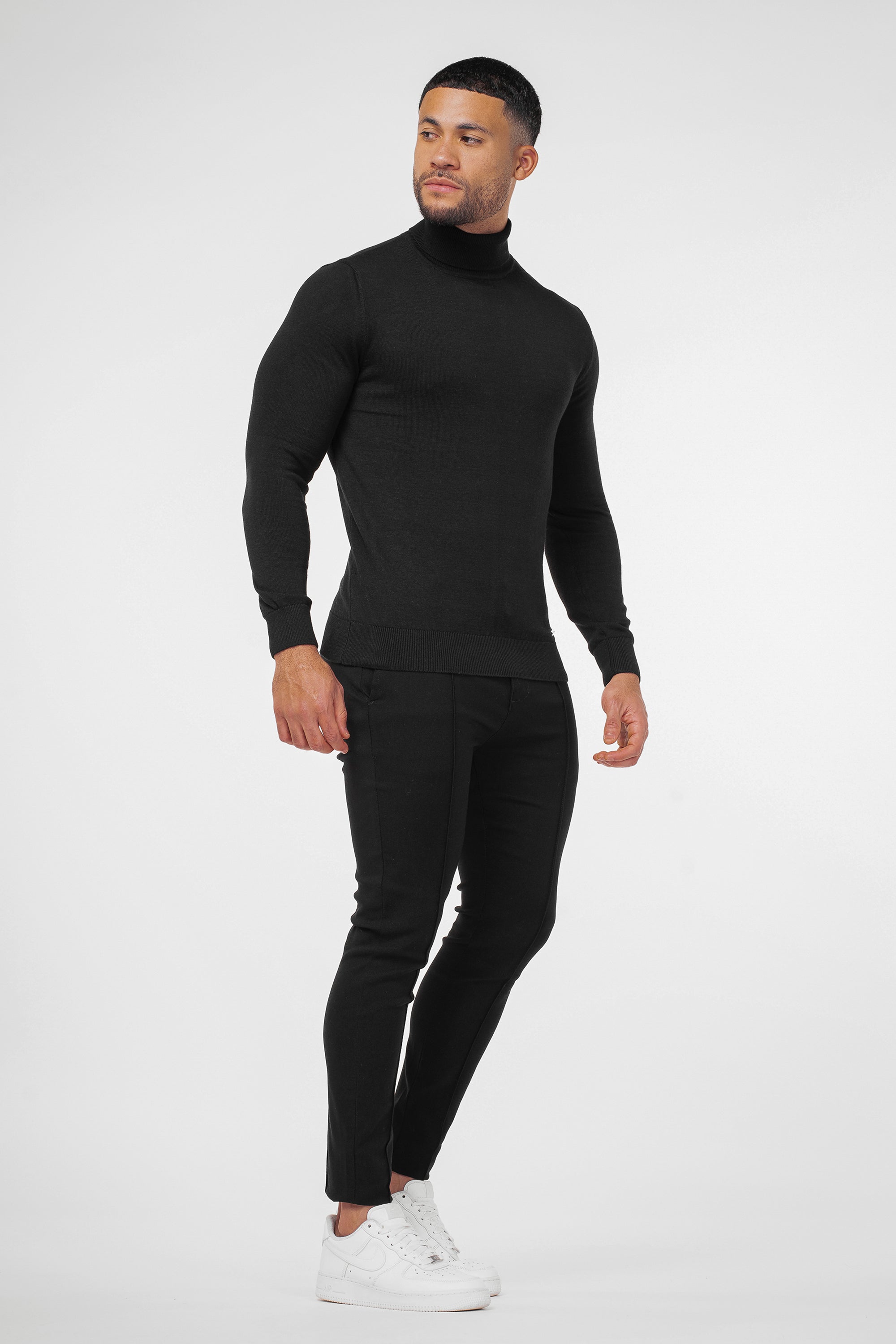 Oryzonwear Men's Black Sweater