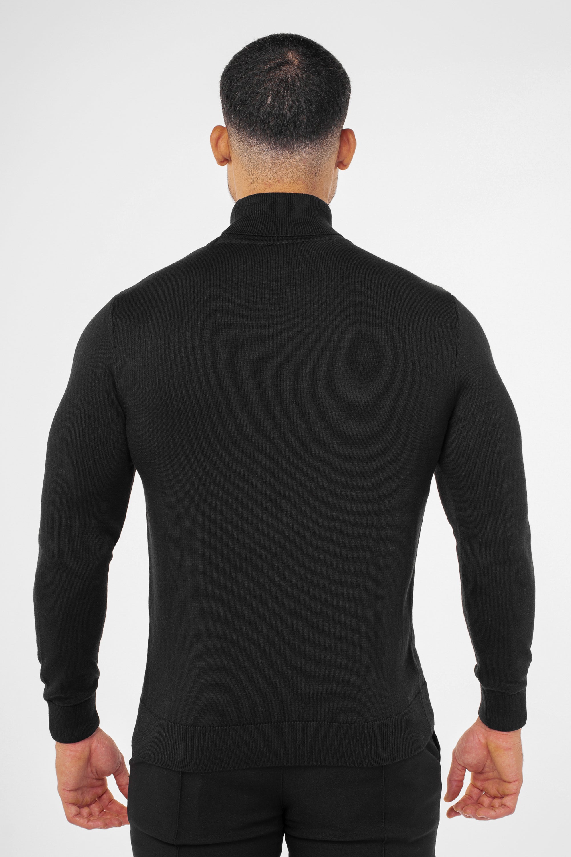 Oryzonwear Men's Black Sweater