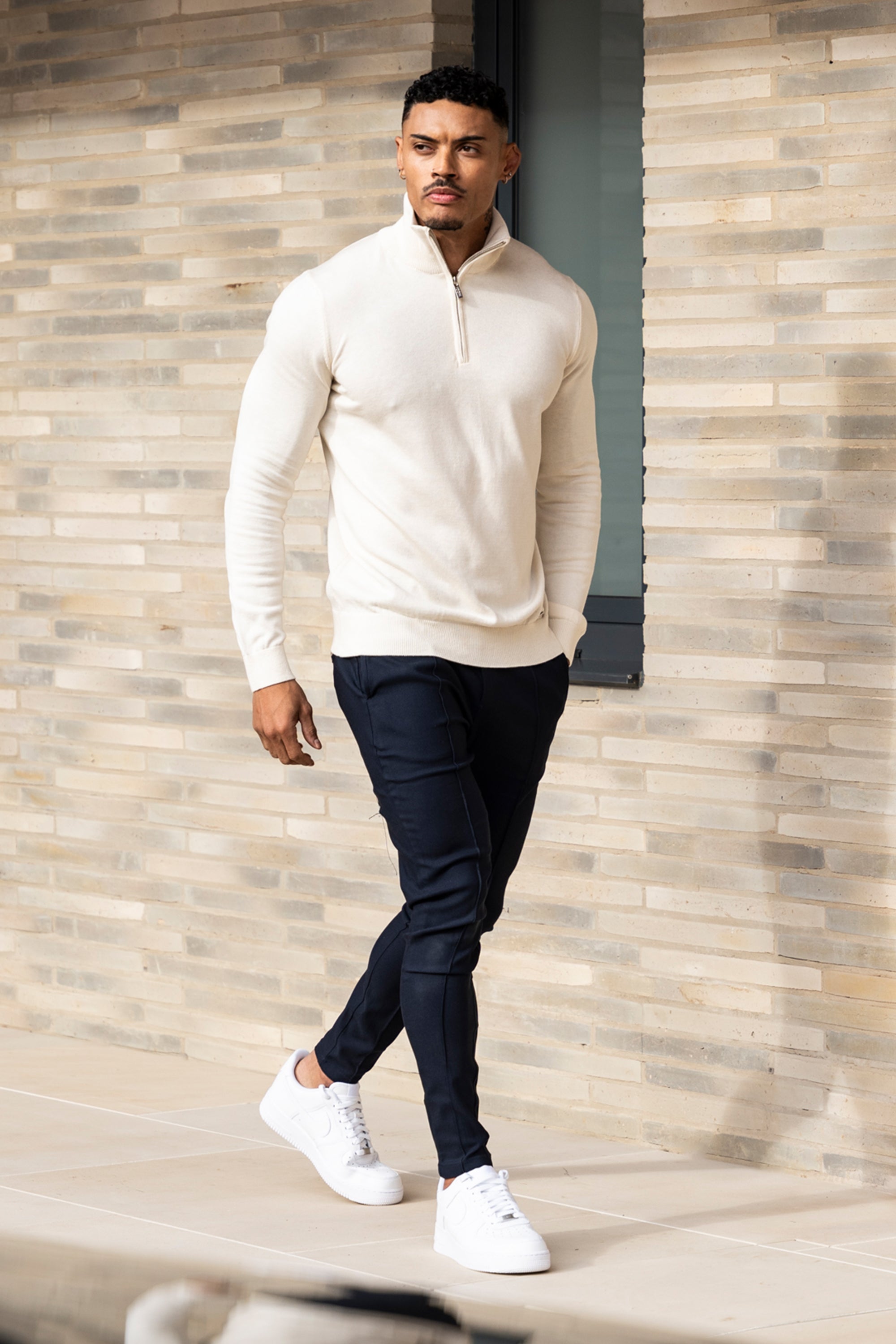Santorini Oryzonwear Off White Men's Sweater
