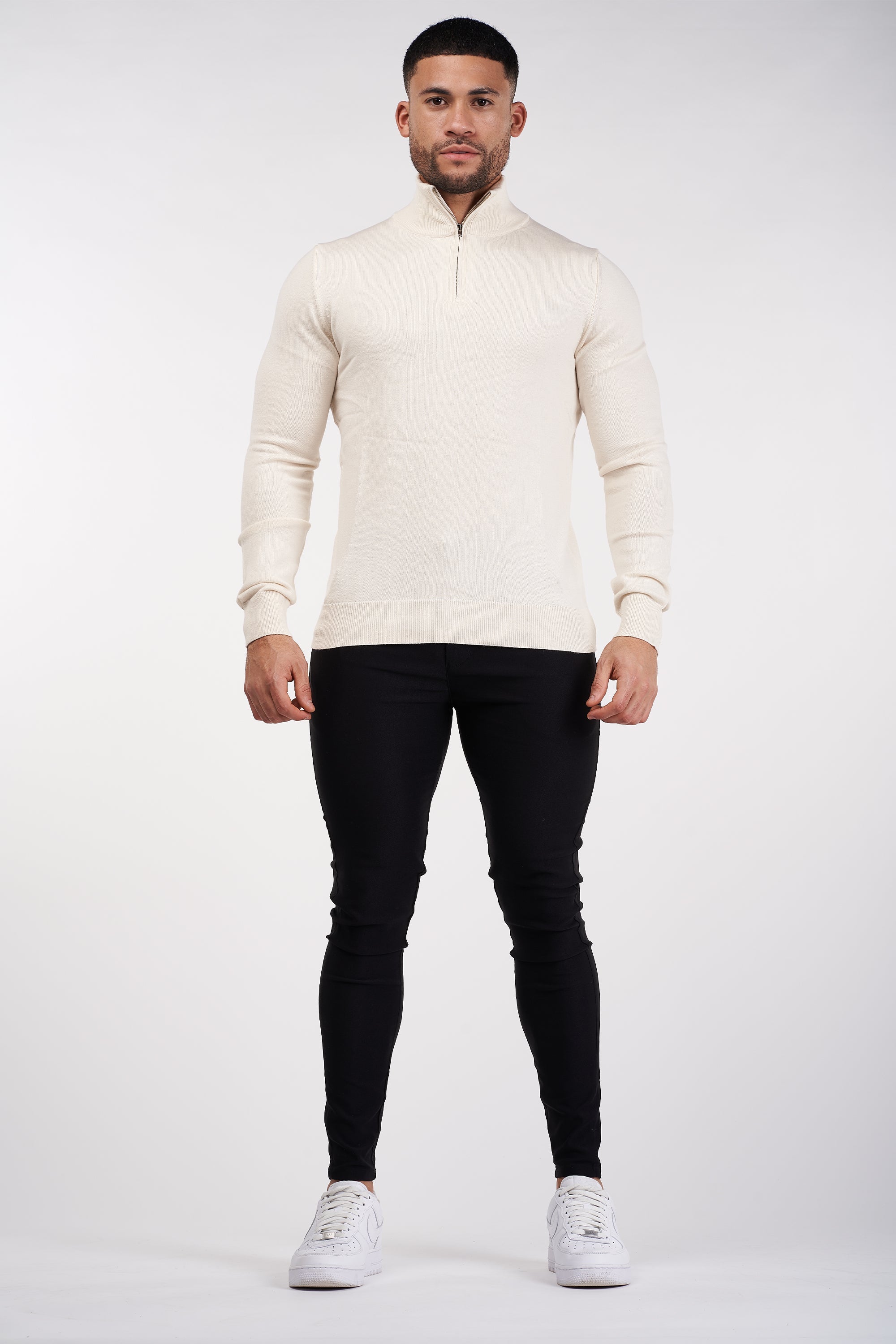 Santorini Oryzonwear Off White Men's Sweater