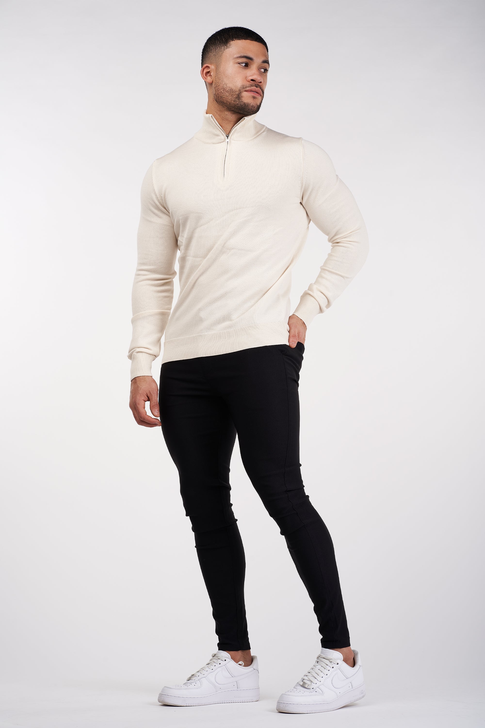 Santorini Oryzonwear Off White Men's Sweater