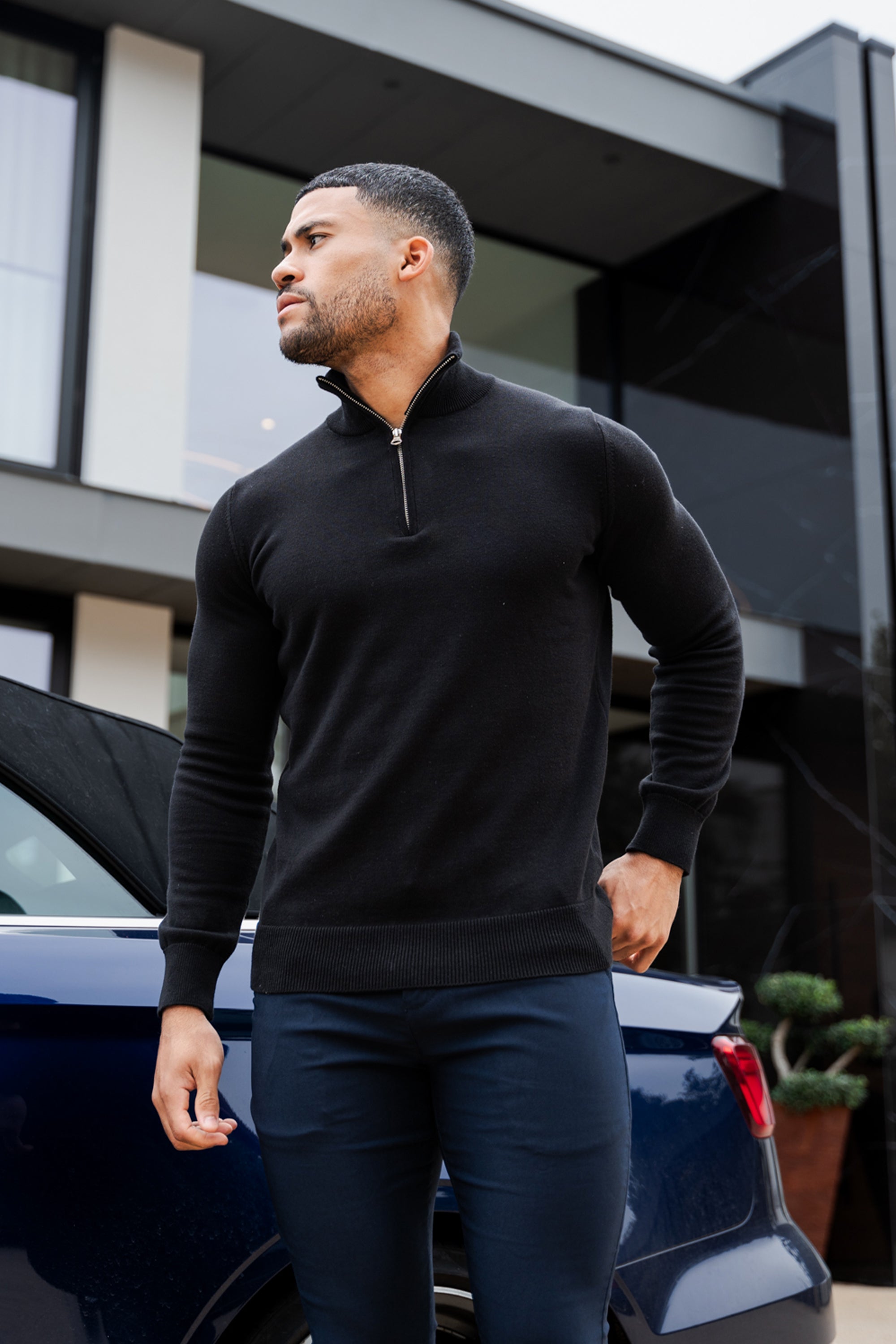 Santorini Oryzonwear Men's Sweater Black