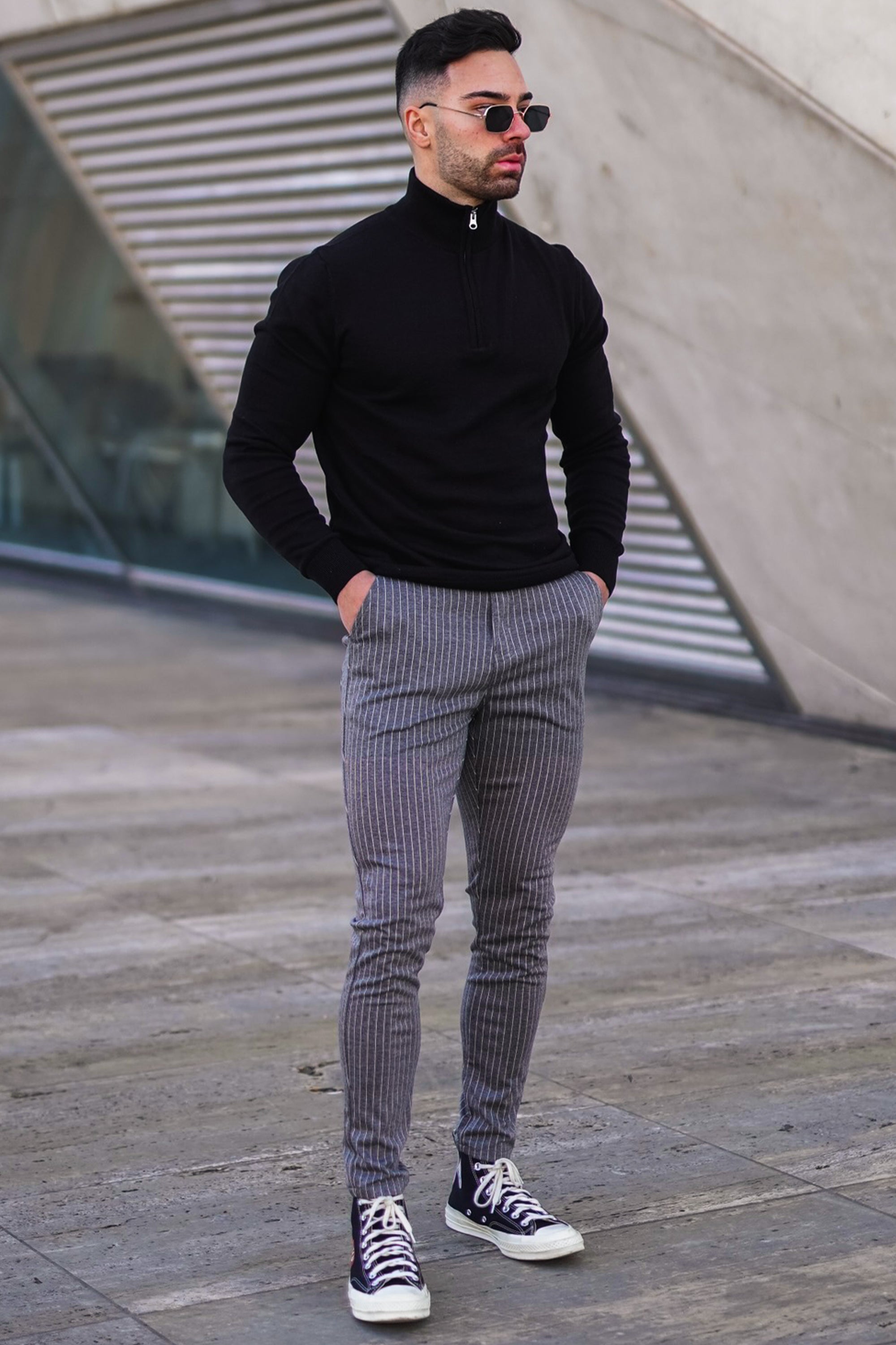 Santorini Oryzonwear Men's Sweater Black